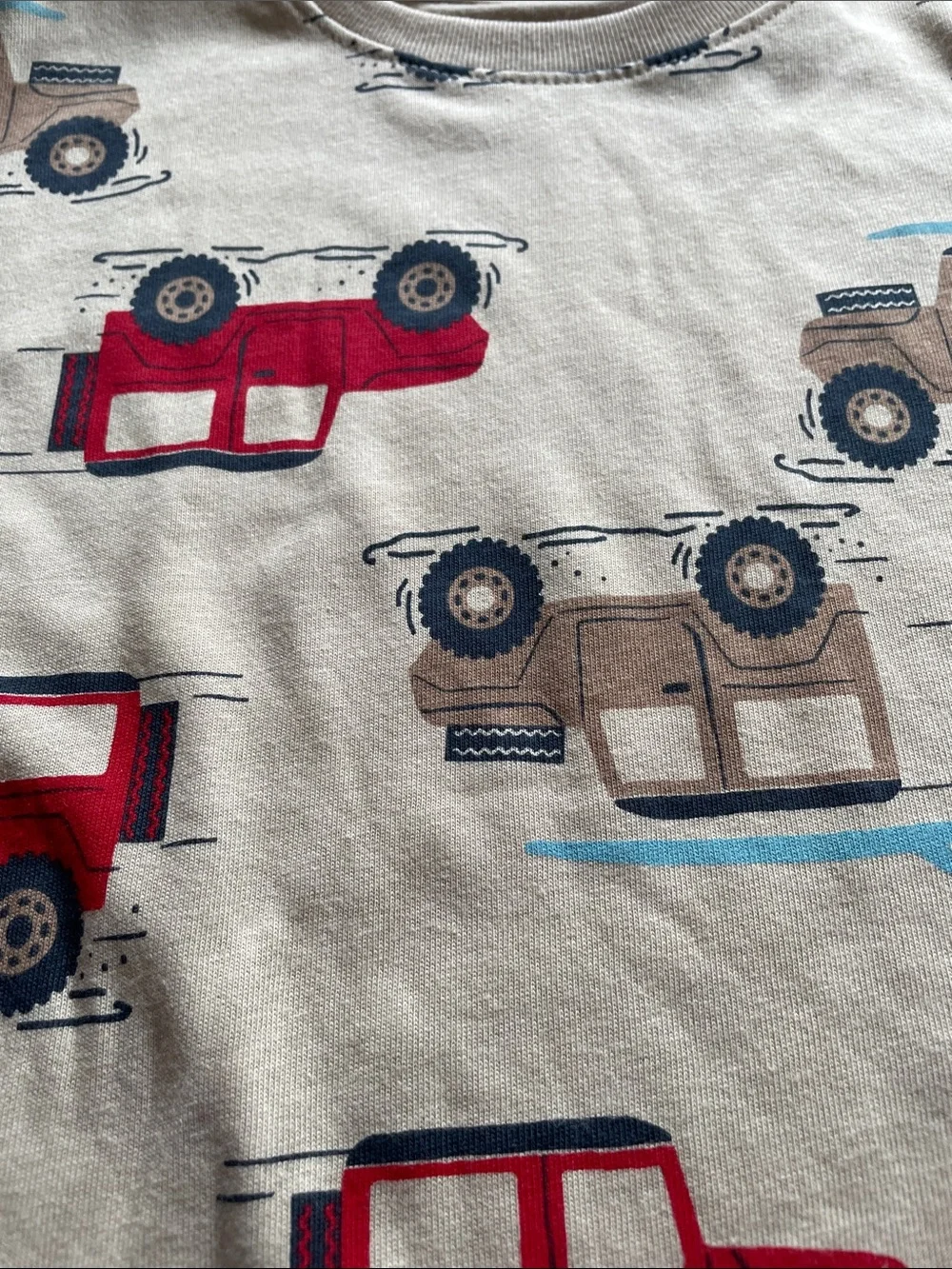 Boys 4T Vehicle Print Short Set